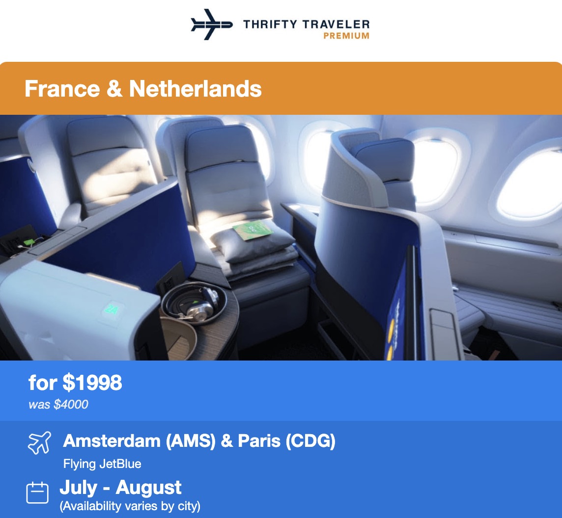 JetBlue Mint biz class